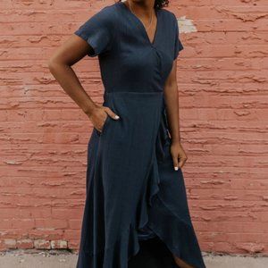 *BRAND NEW* Midnight Blue Ruffle Dress